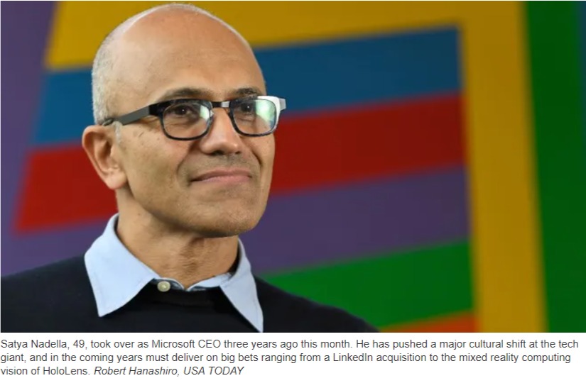 Microsoft’s Satya Nadella is counting on culture shock to drive growth