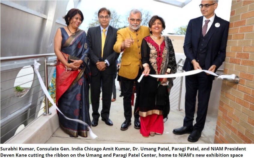 NATIONAL INDO-AMERICAN MUSEUM OPENS AT UMANG AND PARAGI PATEL CENTER IN LOMBARD