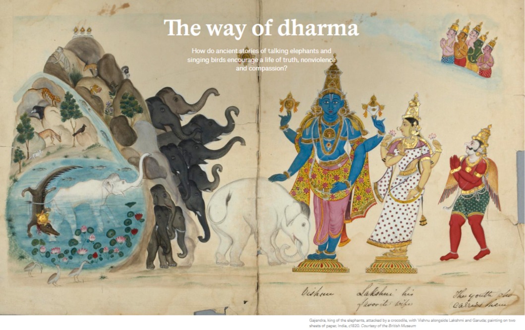 How ancient dharma stories encourage a life of compassion